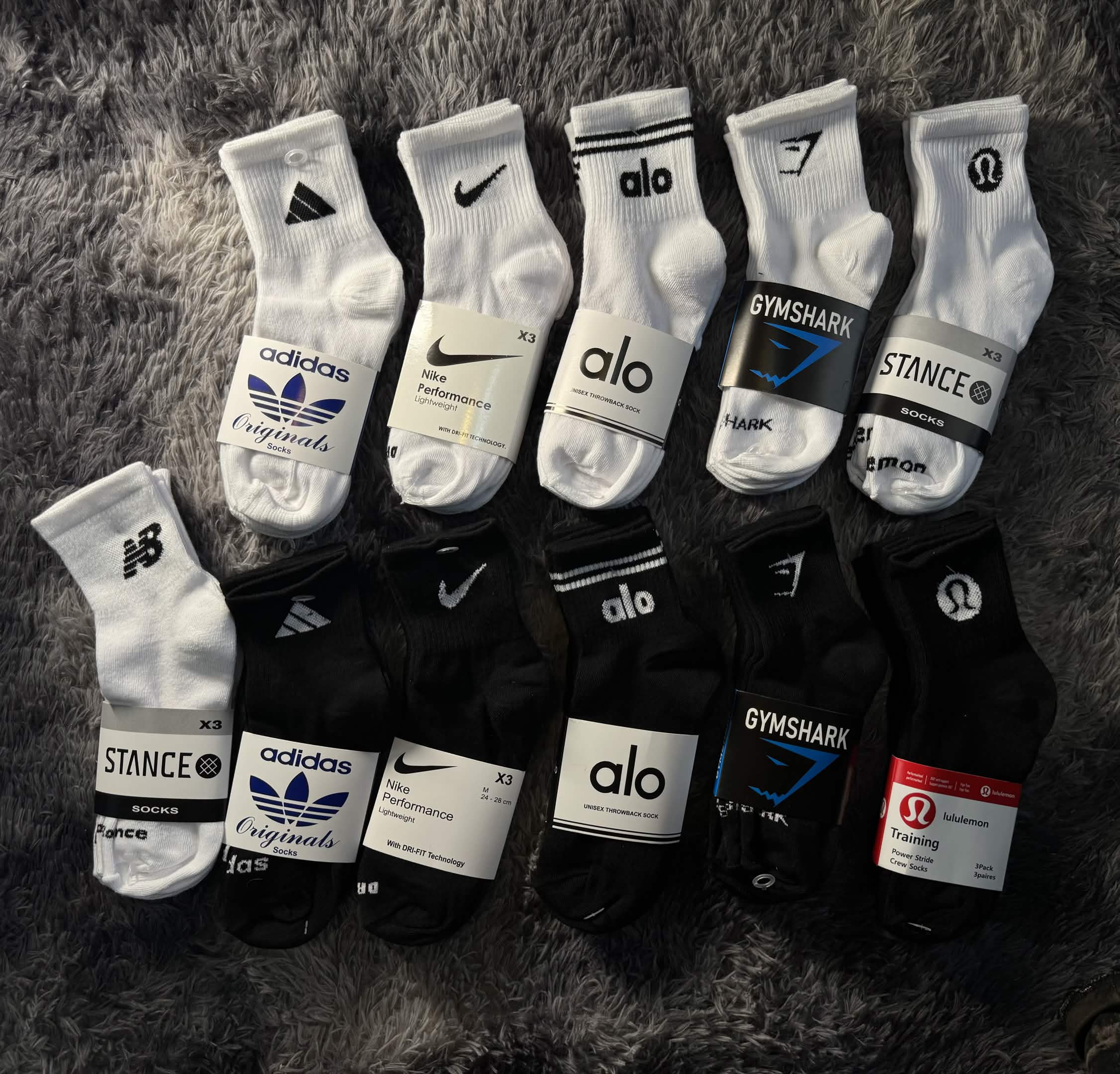 Calceta Deportiva 1/4 Algodón Spun (Docena)