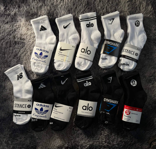 Calceta Deportiva 1/4 Algodón Spun (Docena)