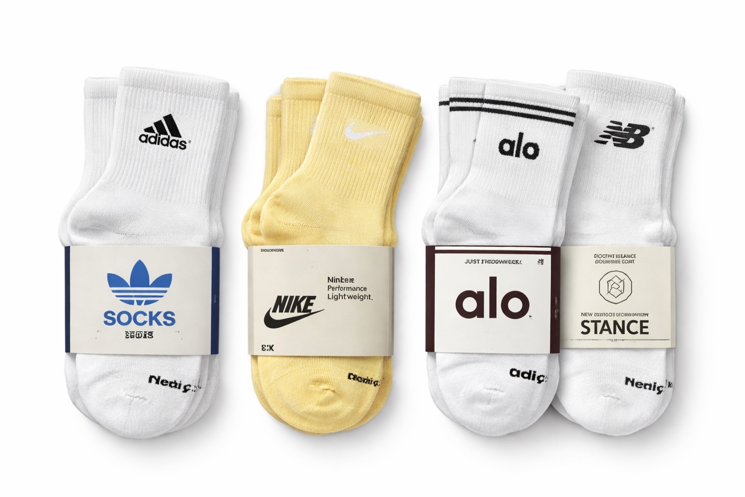 Calceta Deportiva 2/4 Algodón Spun (Docena)