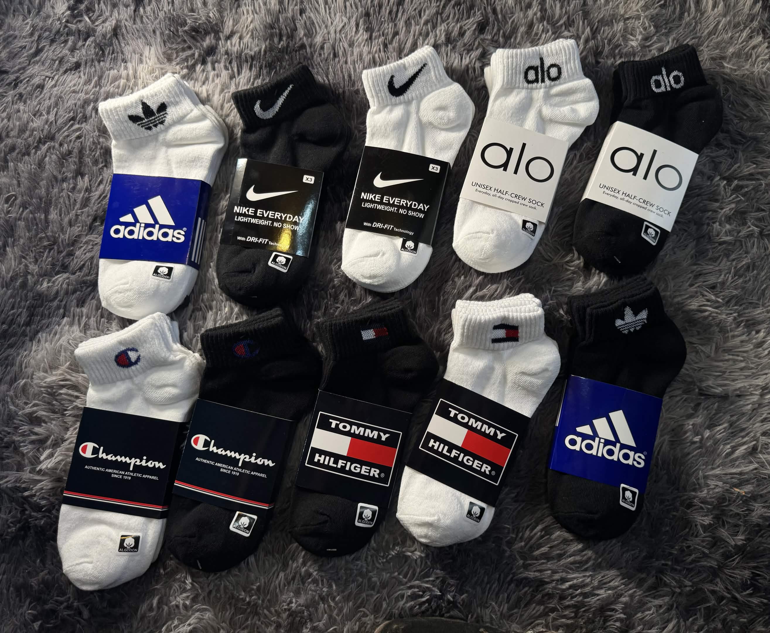 Calceta Deportiva Tin Algodón Spun (Docena)